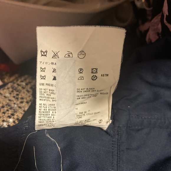 Navy Miu Miu Vintage Sleeveless Peplum Top - Picture 8 of 8